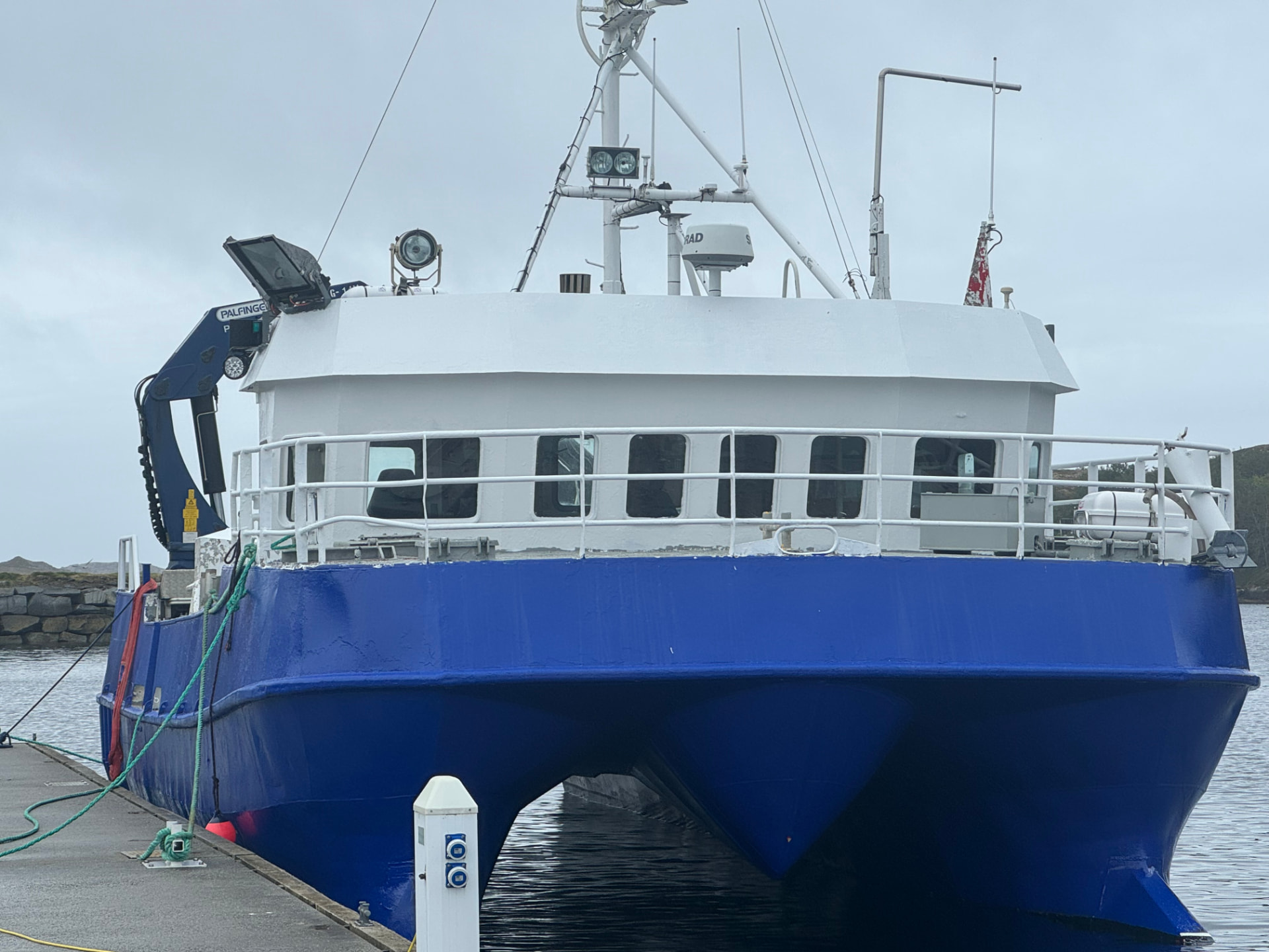 MS Steinholm ved kai sett forfra