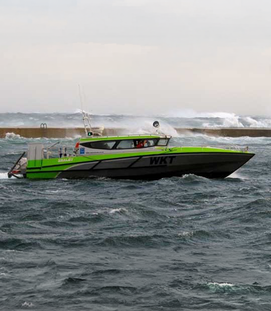 MS Smaløy hurtiggående passasjerbåt fra Wold Kysttransport