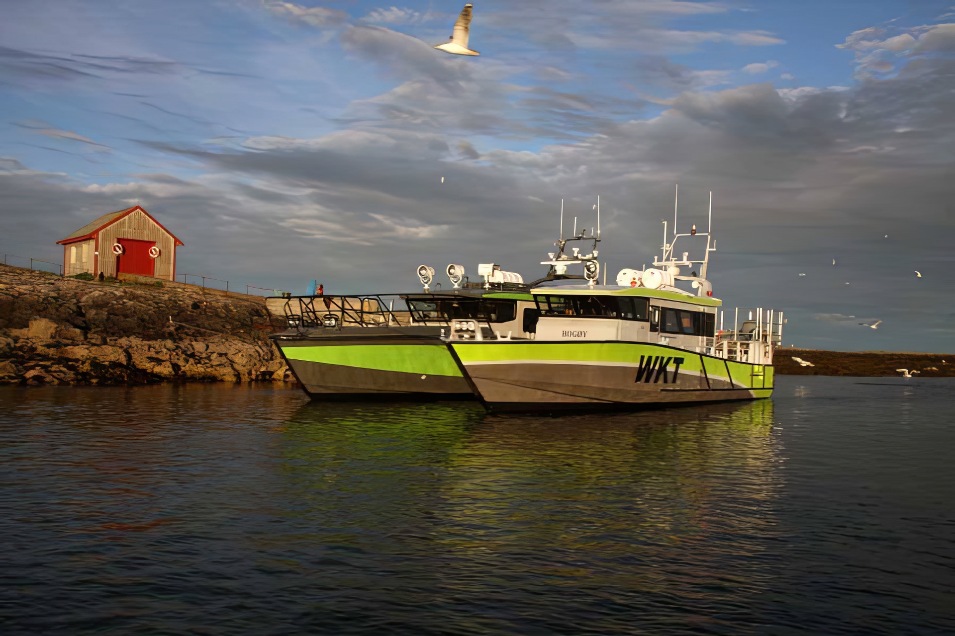MS Bogøy fra Wold Kysttransport ved kai