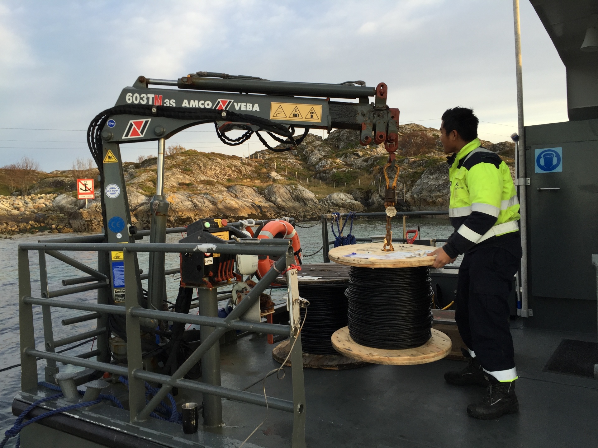 Kraning og arbeid for industri